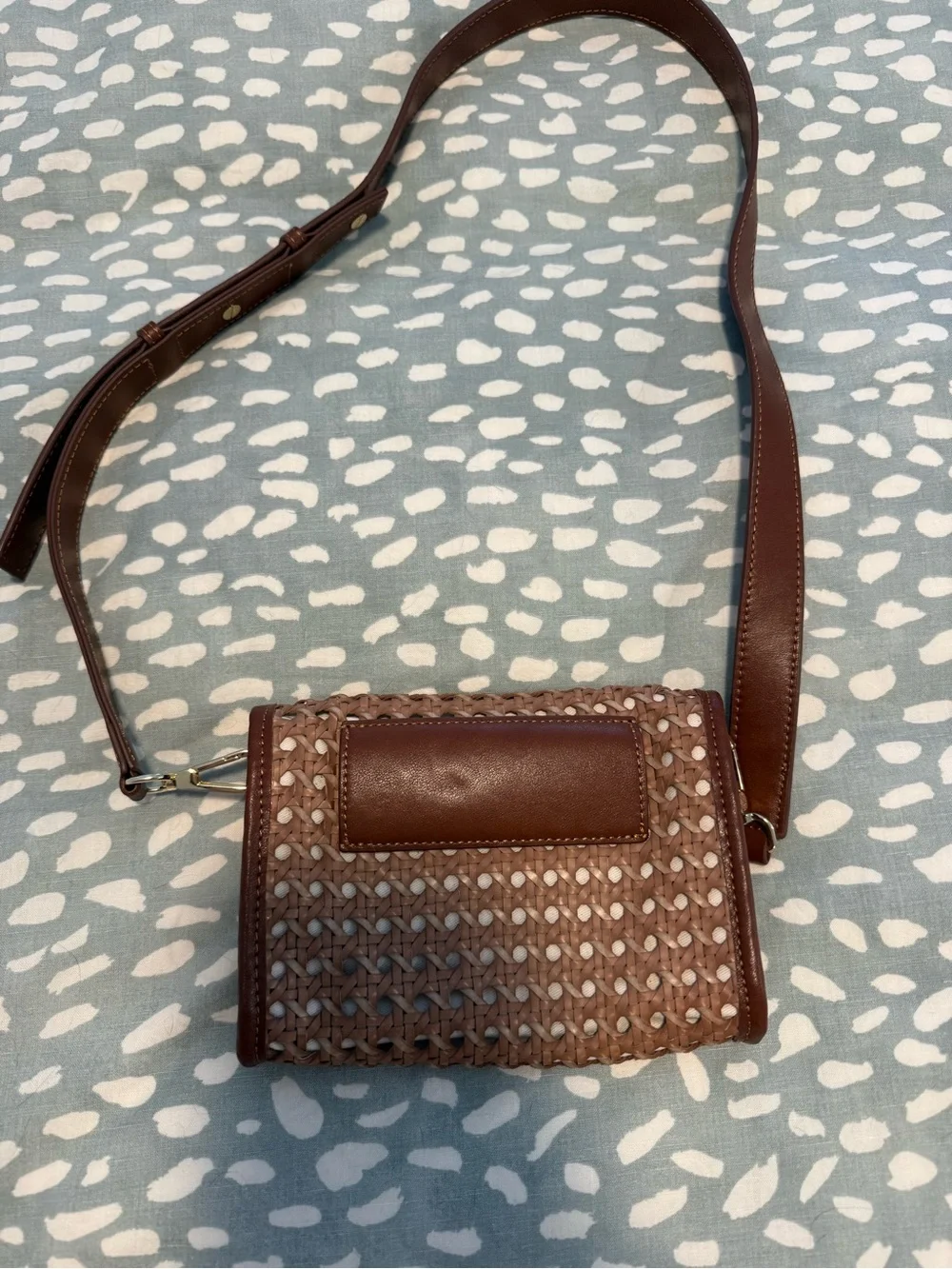 J. Lowery x Byrdie Gold Social Wear woven crossbody